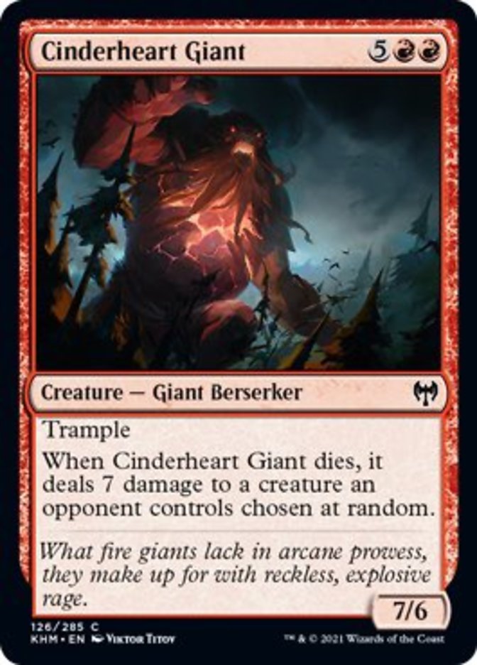 Cinderheart Giant [Kaldheim] | The Gaming-Verse