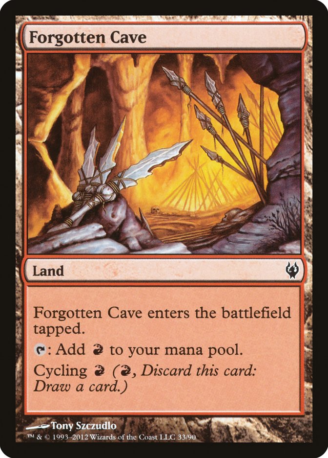 Forgotten Cave [Duel Decks: Izzet vs. Golgari] | The Gaming-Verse