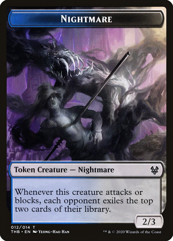 Nightmare Token [Theros Beyond Death] | The Gaming-Verse