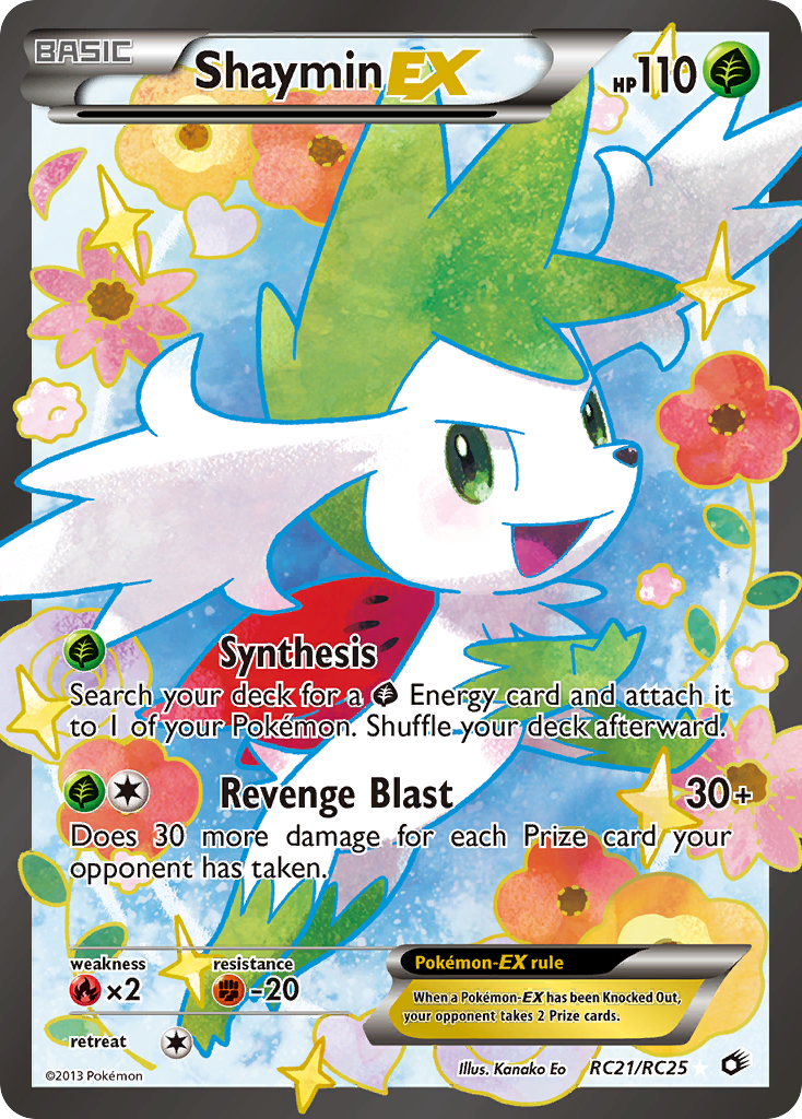 Shaymin EX (RC21/RC25) [Black & White: Legendary Treasures] | The Gaming-Verse