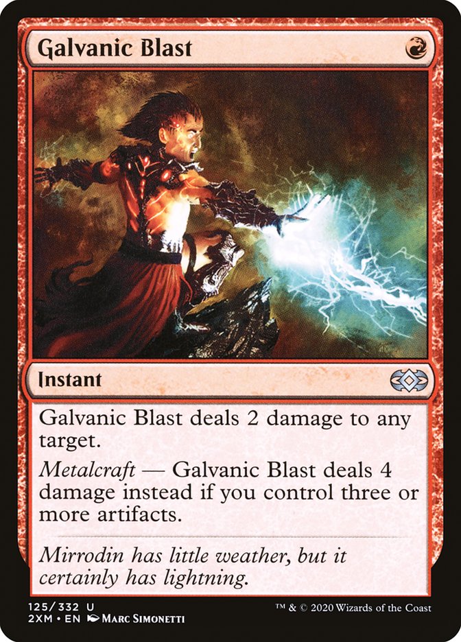 Galvanic Blast [Double Masters] | The Gaming-Verse