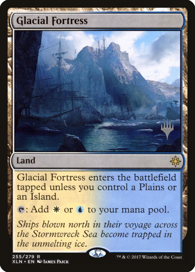 Glacial Fortress (Promo Pack) [Ixalan Promos] | The Gaming-Verse