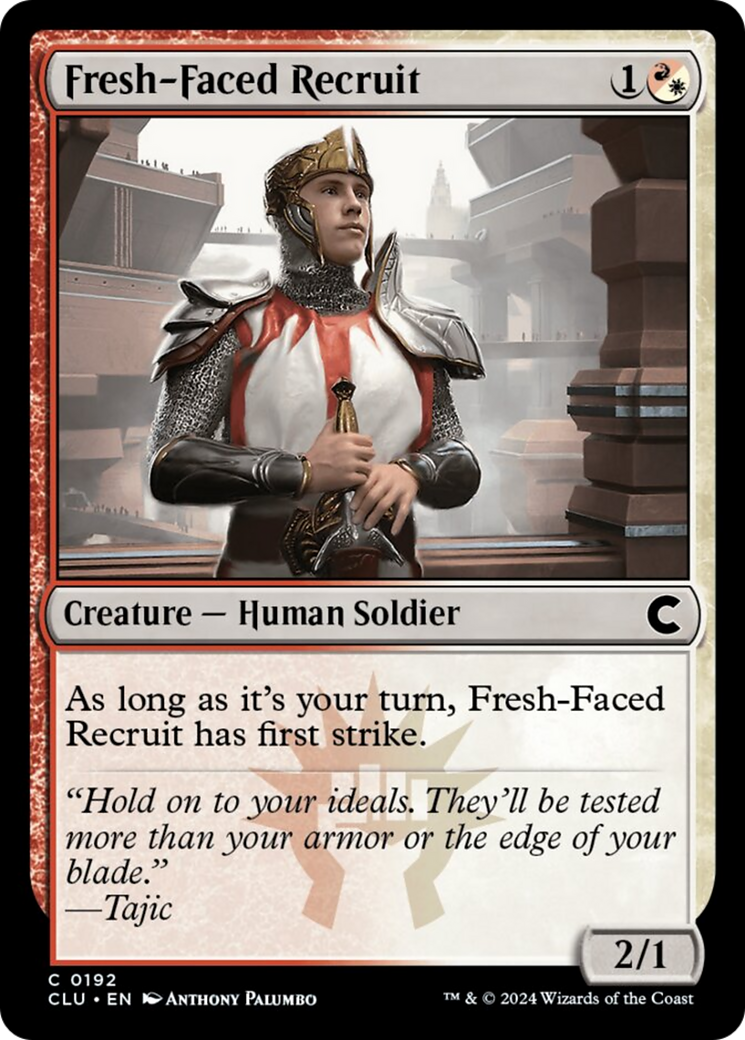 Fresh-Faced Recruit [Ravnica: Clue Edition] | The Gaming-Verse