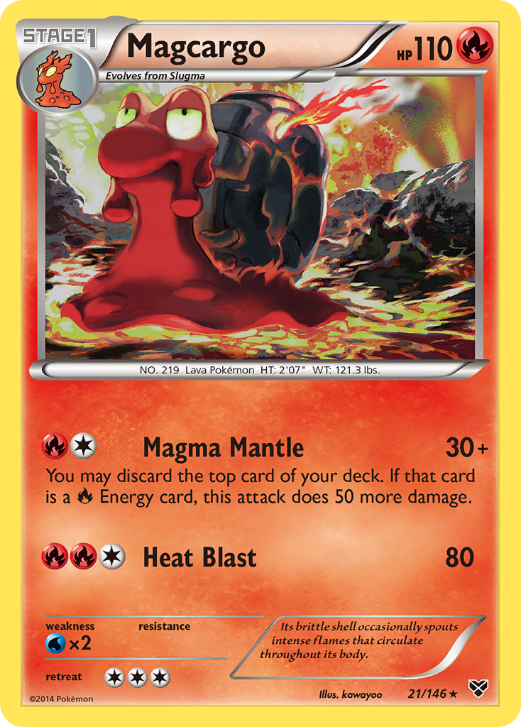 Magcargo (21/146) [XY: Base Set] | The Gaming-Verse