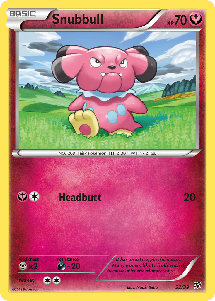 Snubbull (22/39) [XY: Kalos Starter Set] | The Gaming-Verse