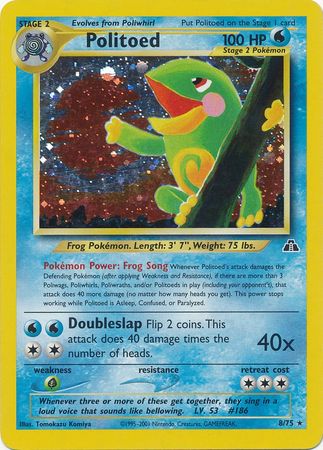 Politoed (8/75) [Neo Discovery Unlimited] | The Gaming-Verse