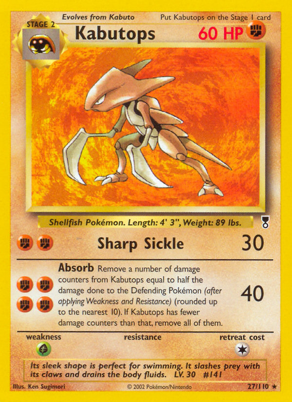 Kabutops (27/110) [Legendary Collection] | The Gaming-Verse