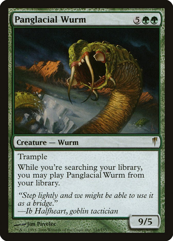 Panglacial Wurm [Coldsnap] | The Gaming-Verse