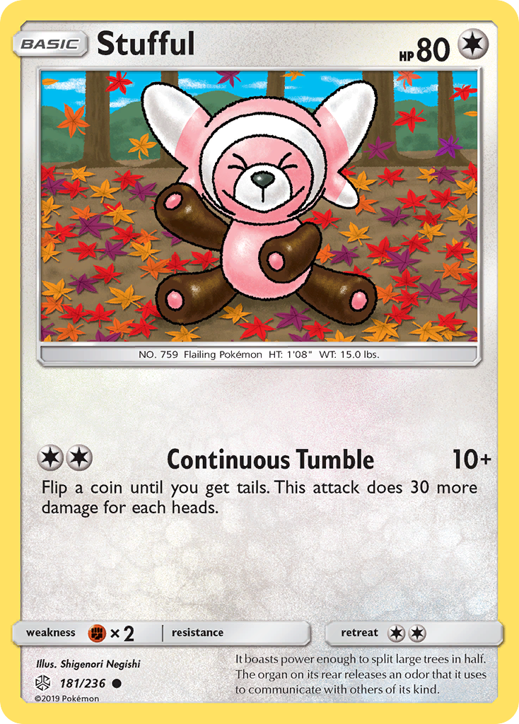 Stufful (181/236) [Sun & Moon: Cosmic Eclipse] | The Gaming-Verse