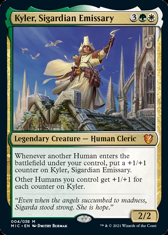 Kyler, Sigardian Emissary [Innistrad: Midnight Hunt Commander] | The Gaming-Verse