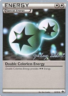 Double Colorless Energy (92/99) (CMT - Zachary Bokhari) [World Championships 2012] | The Gaming-Verse