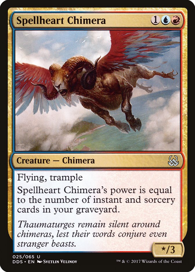 Spellheart Chimera [Duel Decks: Mind vs. Might] | The Gaming-Verse