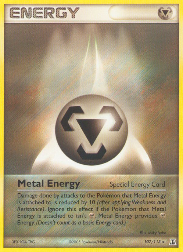 Metal Energy (107/113) [EX: Delta Species] | The Gaming-Verse