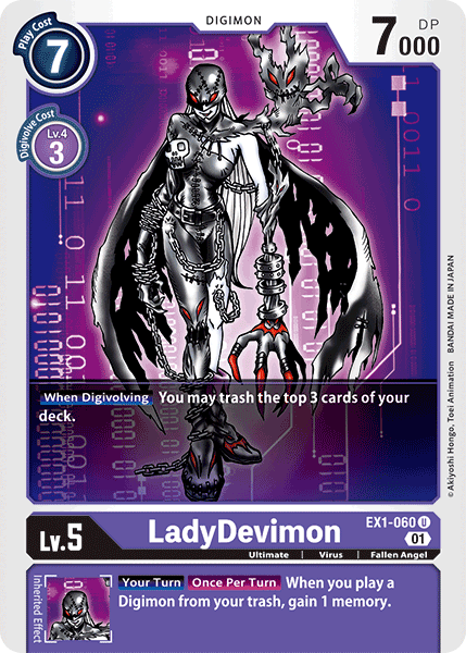 LadyDevimon [EX1-060] [Classic Collection] | The Gaming-Verse