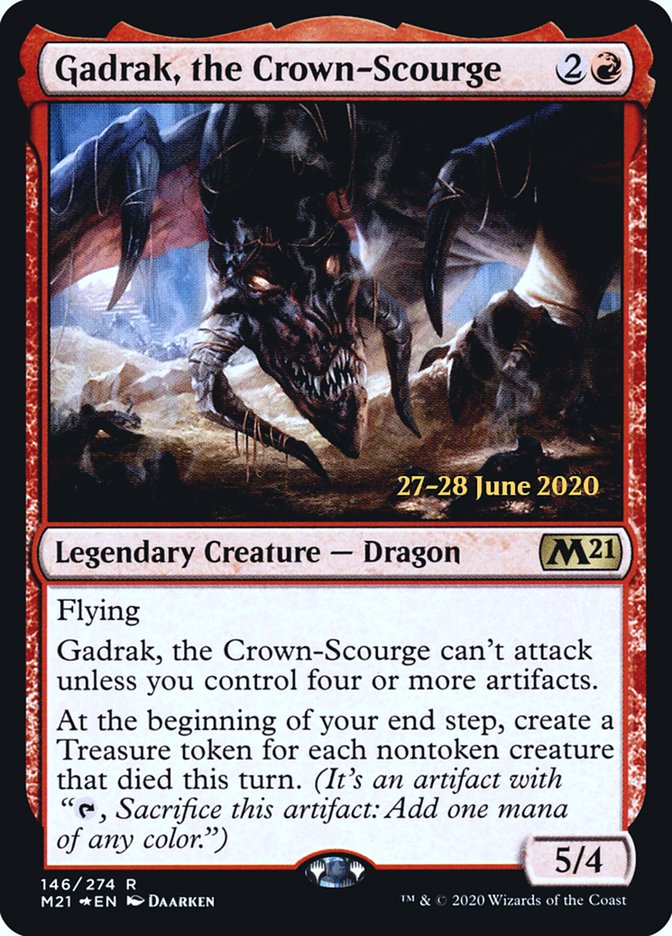 Gadrak, the Crown-Scourge  [Core Set 2021 Prerelease Promos] | The Gaming-Verse