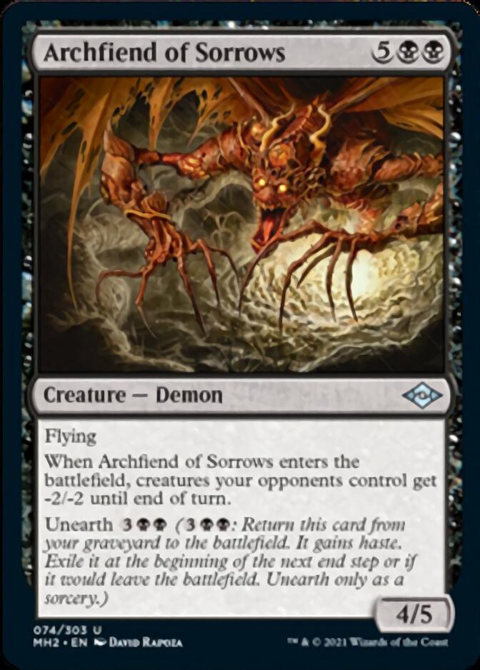 Archfiend of Sorrows [Modern Horizons 2] | The Gaming-Verse