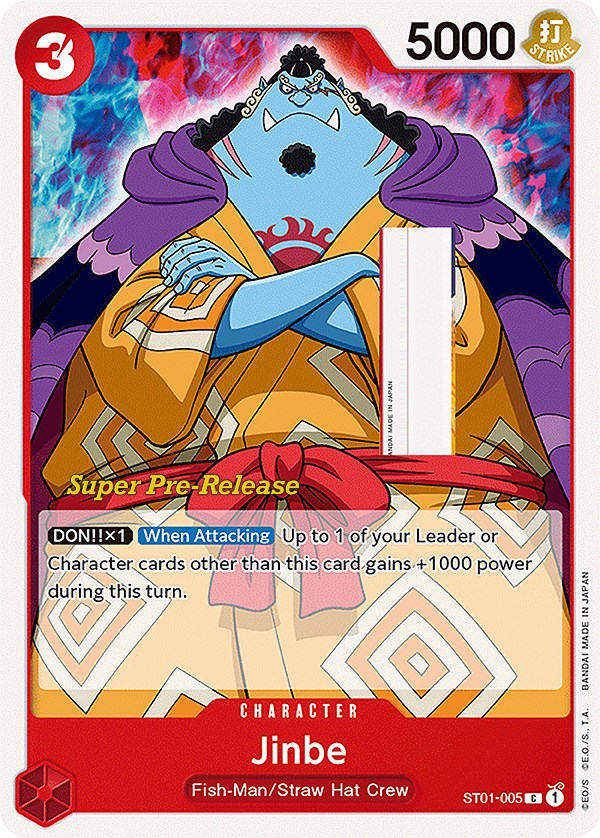 Jinbe [Super Pre-Release Starter Deck: Straw Hat Crew] | The Gaming-Verse