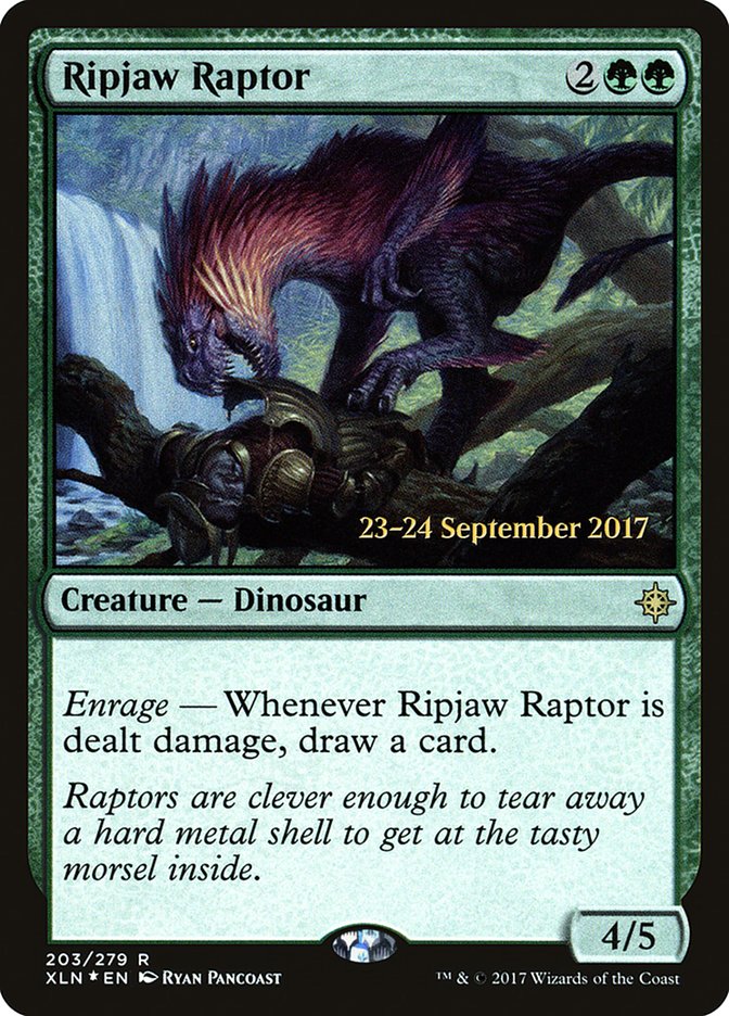 Ripjaw Raptor  (Prerelease) [Ixalan Prerelease Promos] | The Gaming-Verse