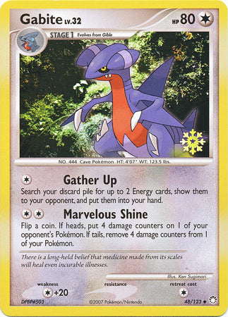 Gabite (48/123) [Countdown Calendar Promos] | The Gaming-Verse