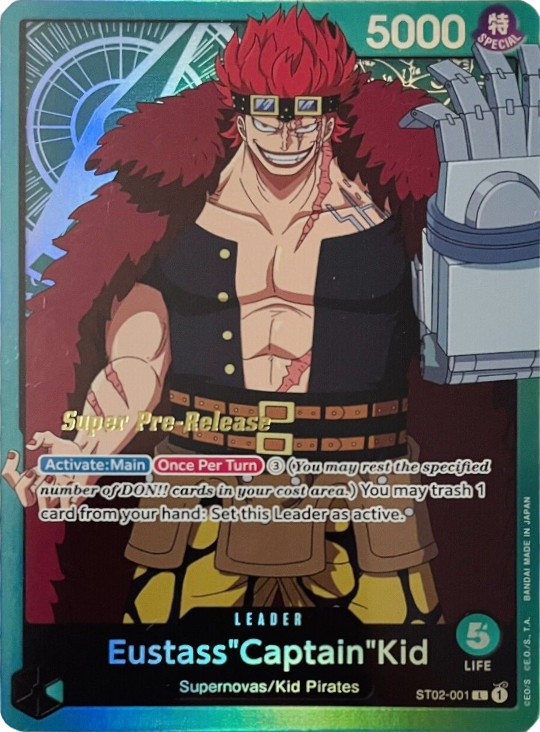 Eustass"Captain"Kid (001) [Super Pre-Release Starter Deck: Worst Generation] | The Gaming-Verse