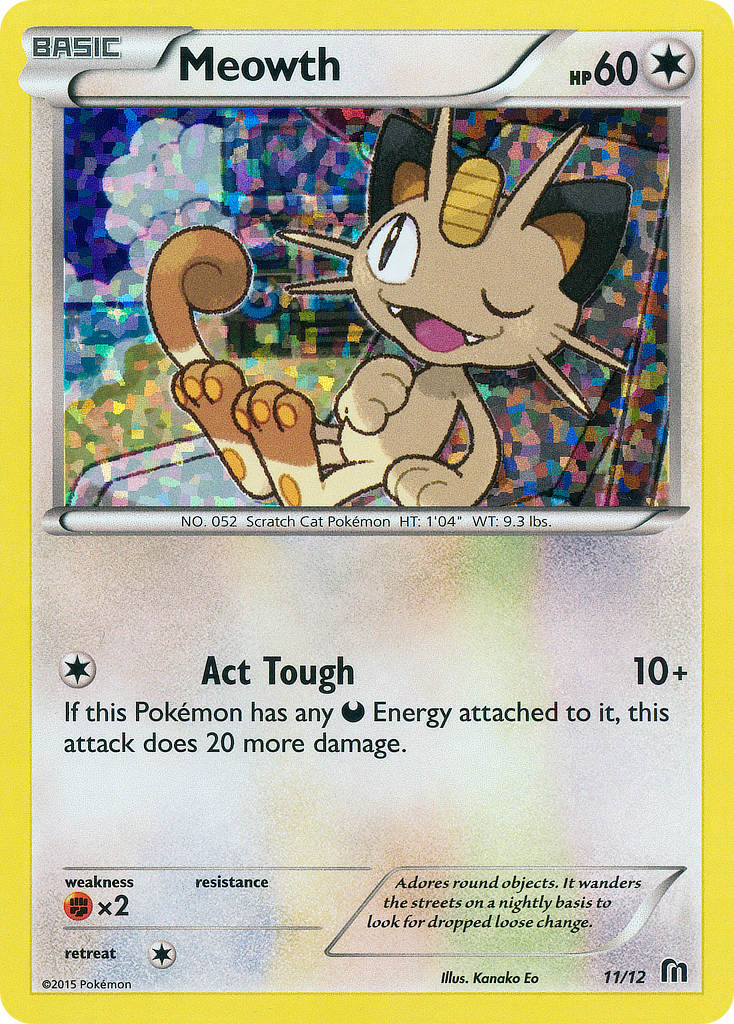 Meowth (11/12) [McDonald's Promos: 2016 Collection] | The Gaming-Verse