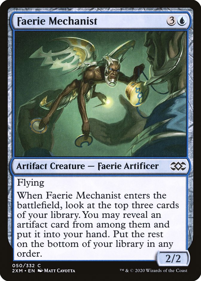 Faerie Mechanist [Double Masters] | The Gaming-Verse