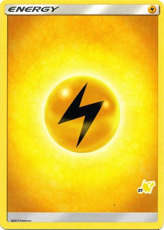 Lightning Energy (Pikachu Stamp #27) [Battle Academy 2020] | The Gaming-Verse