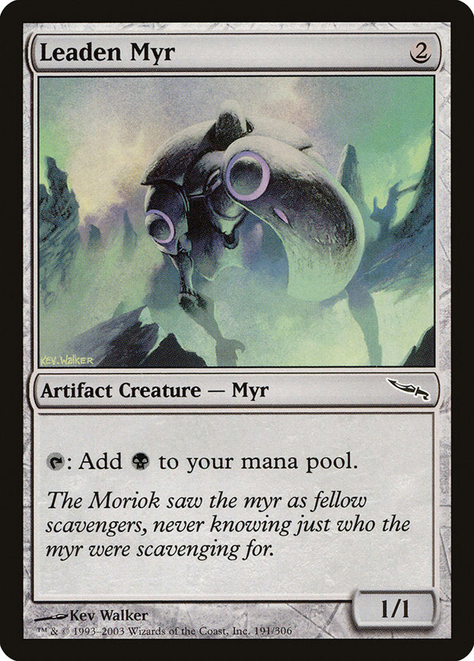 Leaden Myr [Mirrodin] | The Gaming-Verse