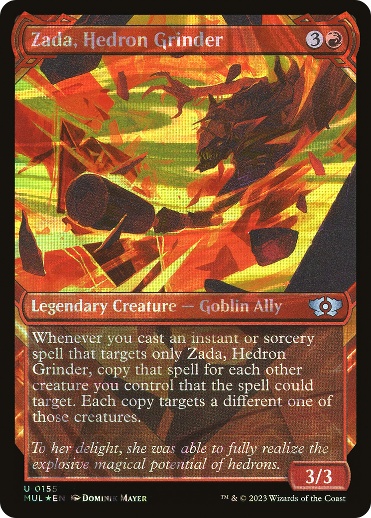 Zada, Hedron Grinder (Halo Foil) [Multiverse Legends] | The Gaming-Verse