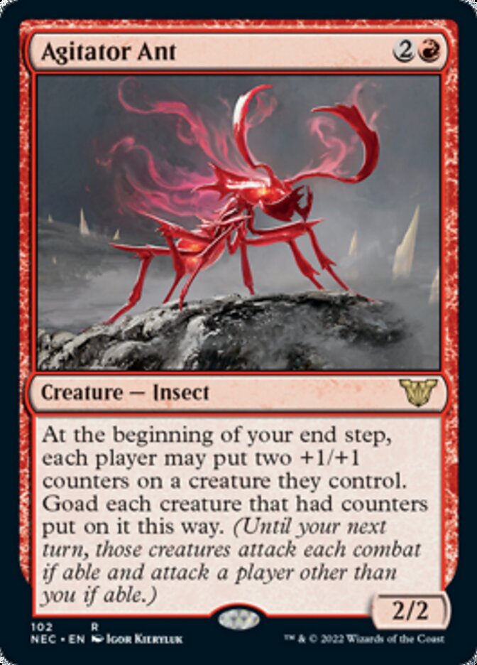 Agitator Ant [Kamigawa: Neon Dynasty Commander] | The Gaming-Verse