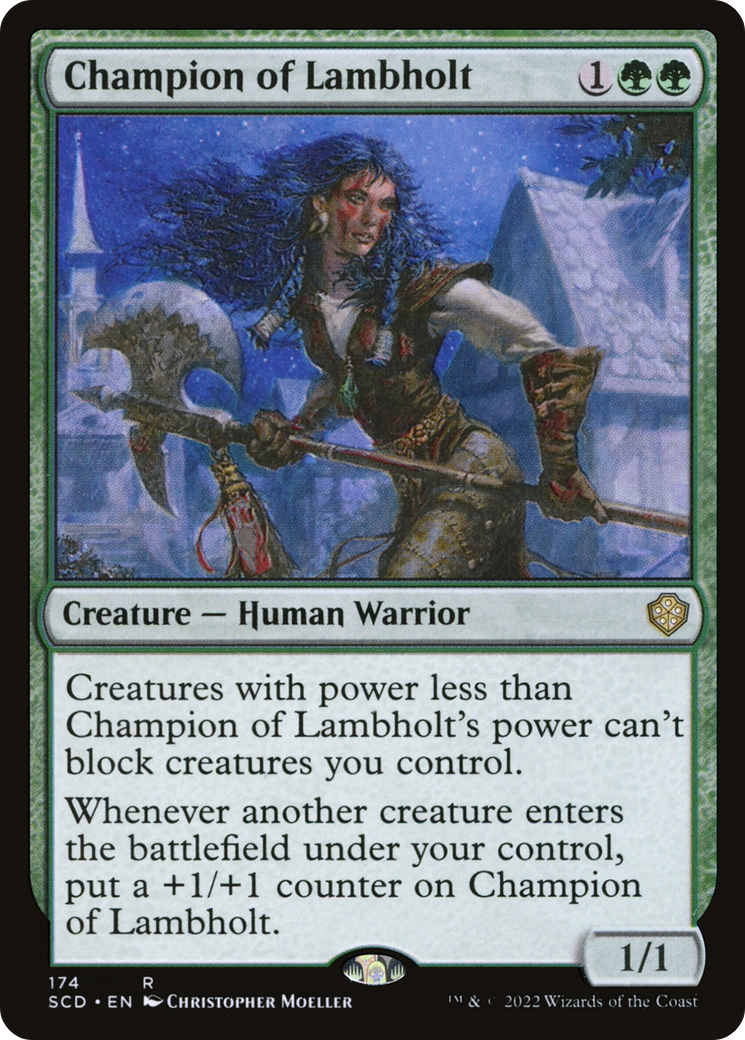 Champion of Lambholt [Starter Commander Decks] | The Gaming-Verse