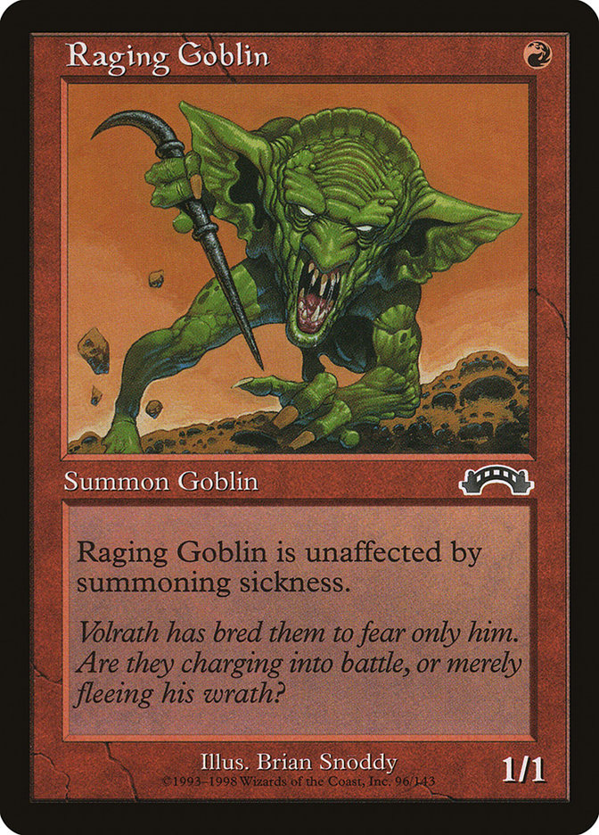 Raging Goblin [Exodus] | The Gaming-Verse