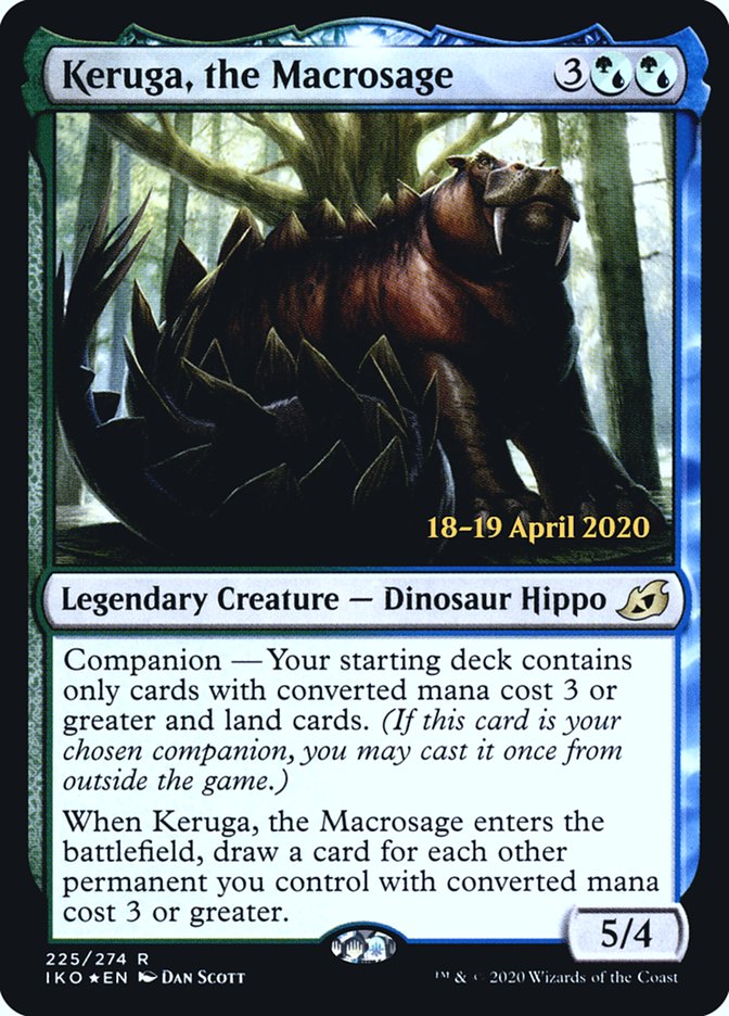 Keruga, the Macrosage  [Ikoria: Lair of Behemoths Prerelease Promos] | The Gaming-Verse