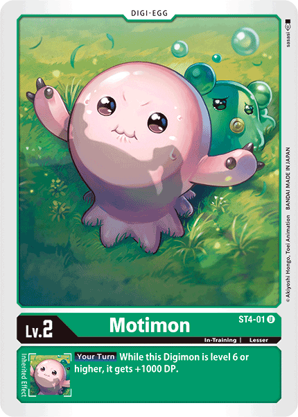 Motimon [ST4-01] [Starter Deck: Giga Green] | The Gaming-Verse