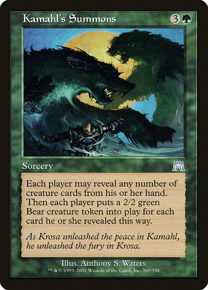 Kamahl's Summons [Onslaught] | The Gaming-Verse