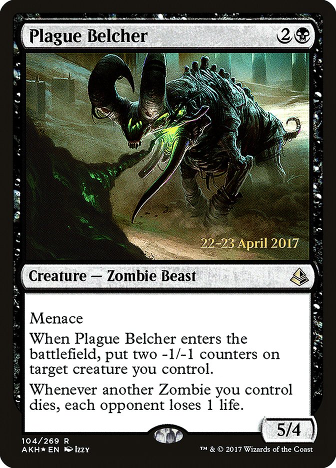 Plague Belcher  (Prerelease) [Amonkhet Prerelease Promos] | The Gaming-Verse