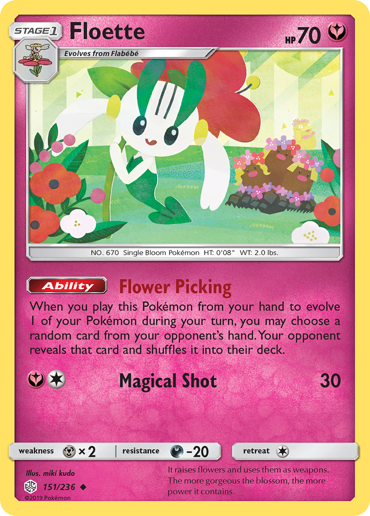 Floette (151/236) [Sun & Moon: Cosmic Eclipse] | The Gaming-Verse