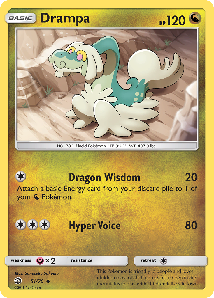 Drampa (51/70) [Sun & Moon: Dragon Majesty] | The Gaming-Verse