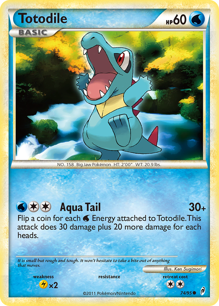 Totodile (74/95) [HeartGold & SoulSilver: Call of Legends] | The Gaming-Verse