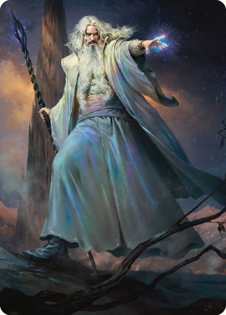 Saruman of Many Colors Art Card [The Lord of the Rings: Tales of Middle-earth Art Series] | The Gaming-Verse