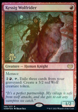 Kessig Wolfrider [Innistrad: Crimson Vow Prerelease Promos] | The Gaming-Verse