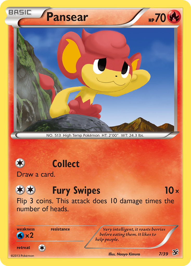 Pansear (7/39) [XY: Kalos Starter Set] | The Gaming-Verse