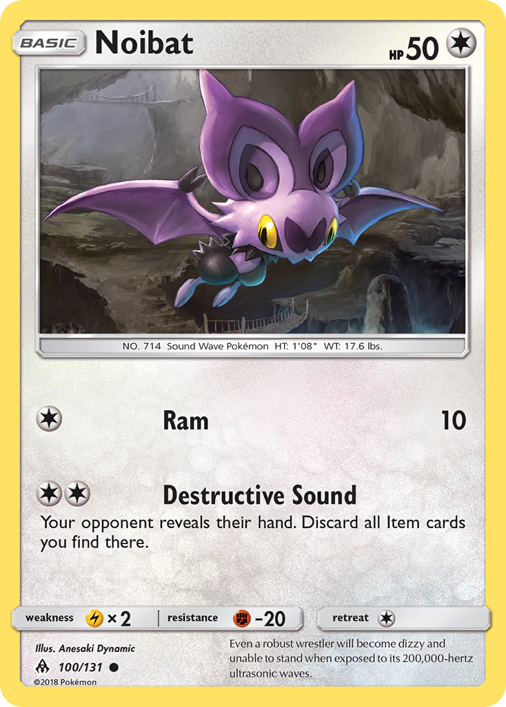 Noibat (100/131) [Sun & Moon: Forbidden Light] | The Gaming-Verse