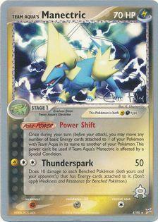 Team Aqua's Manectric (4/95) (Blaziken Tech - Chris Fulop) [World Championships 2004] | The Gaming-Verse