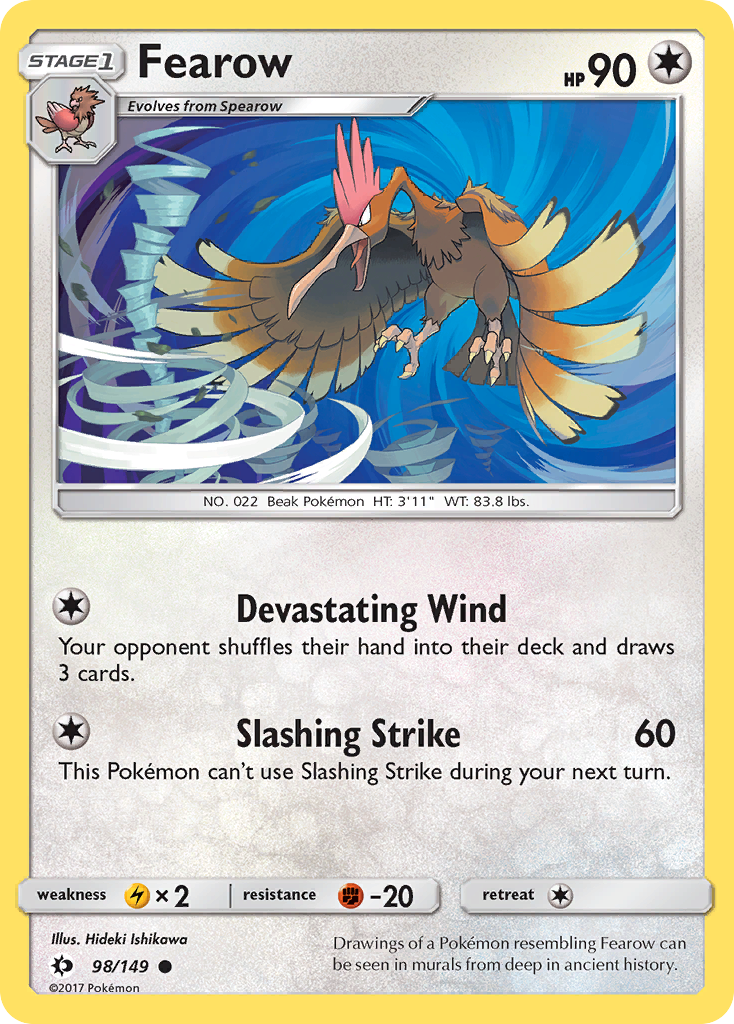 Fearow (98/149) [Sun & Moon: Base Set] | The Gaming-Verse