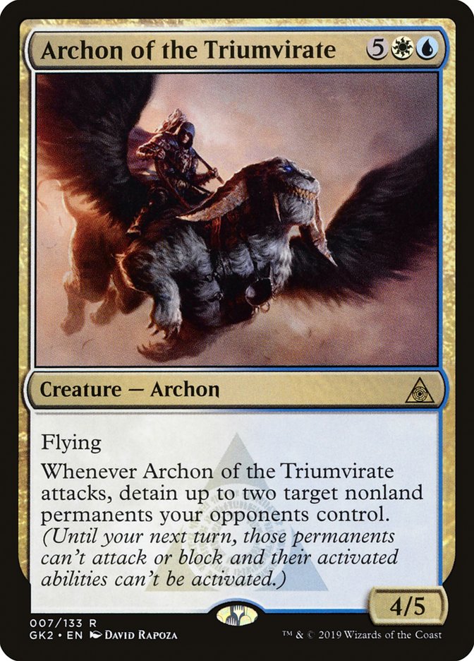 Archon of the Triumvirate [Ravnica Allegiance Guild Kit] | The Gaming-Verse