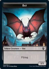 Blood // Bat Double-sided Token [Innistrad: Crimson Vow Commander Tokens] | The Gaming-Verse