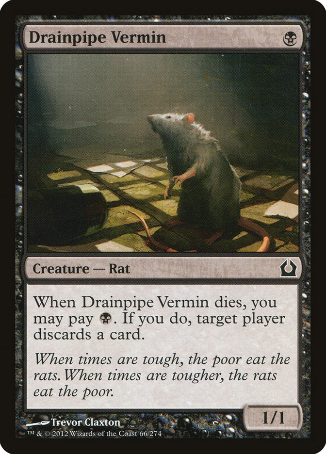 Drainpipe Vermin [Return to Ravnica] | The Gaming-Verse